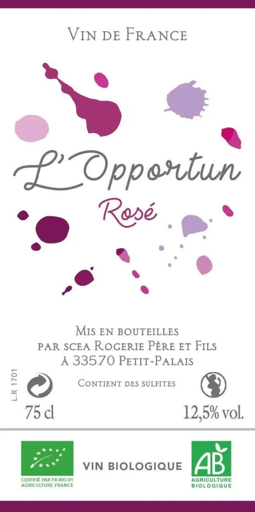L'opportun vin rosé